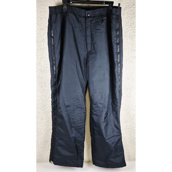 Obermeyer Men’s Tundra Insulated Ski Snowboard Pants Black XXL Full Zip Winter - Picture 2 of 16